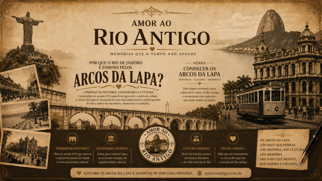 Arcos da Lapa: história, construção e curiosidades de um dos maiores símbolos do Rio